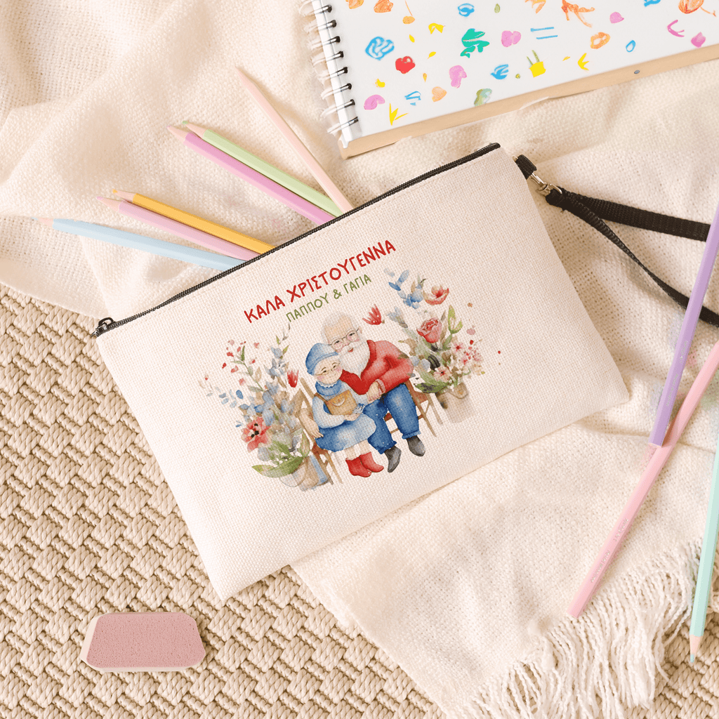 Grandparents - Linen Pencil Case - GOTShirts