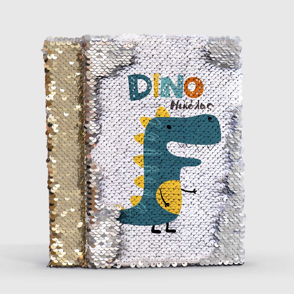Dino - Sequin Notebook - GOTShirts