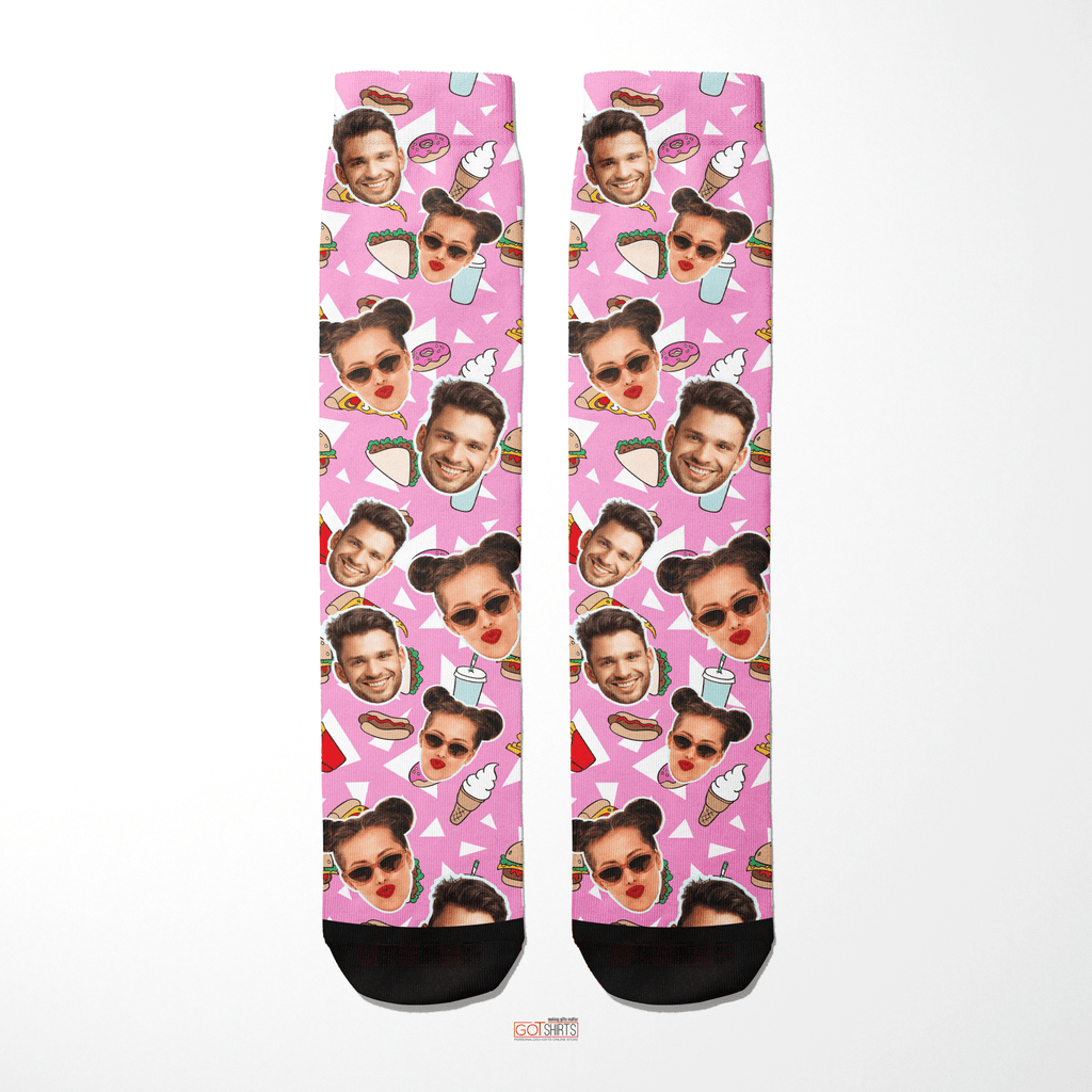 Fast Food Pattern - Socks - GOTShirts