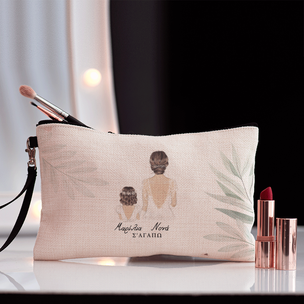 Godmother with Girl - Make Up Bag