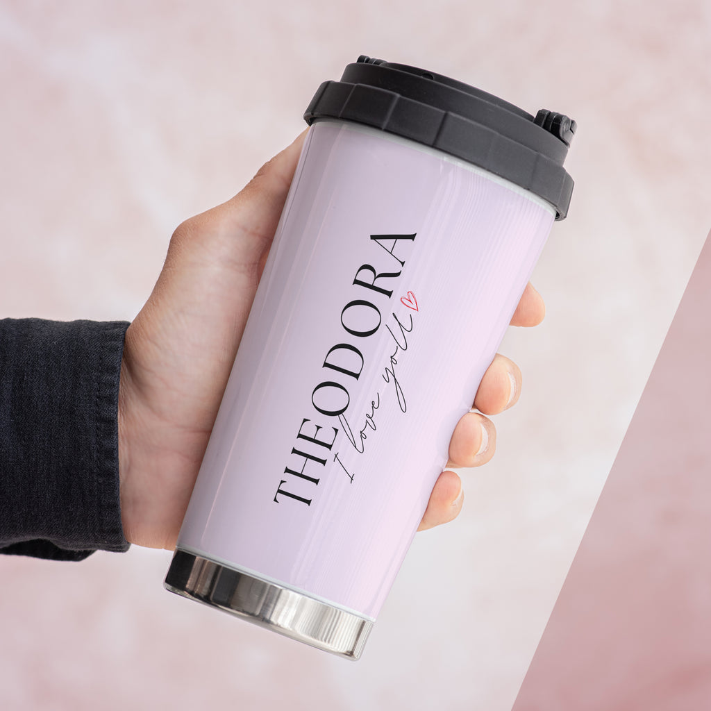 I Love You - Stainless Steel Travel Mug