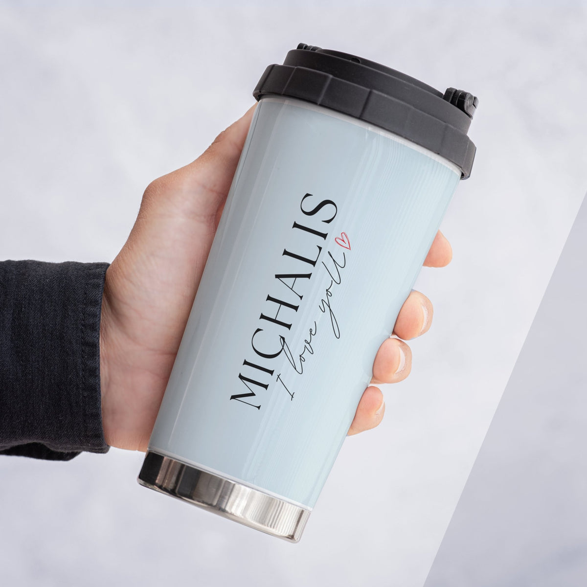 I Love You - Stainless Steel Travel Mug - GOTShirts