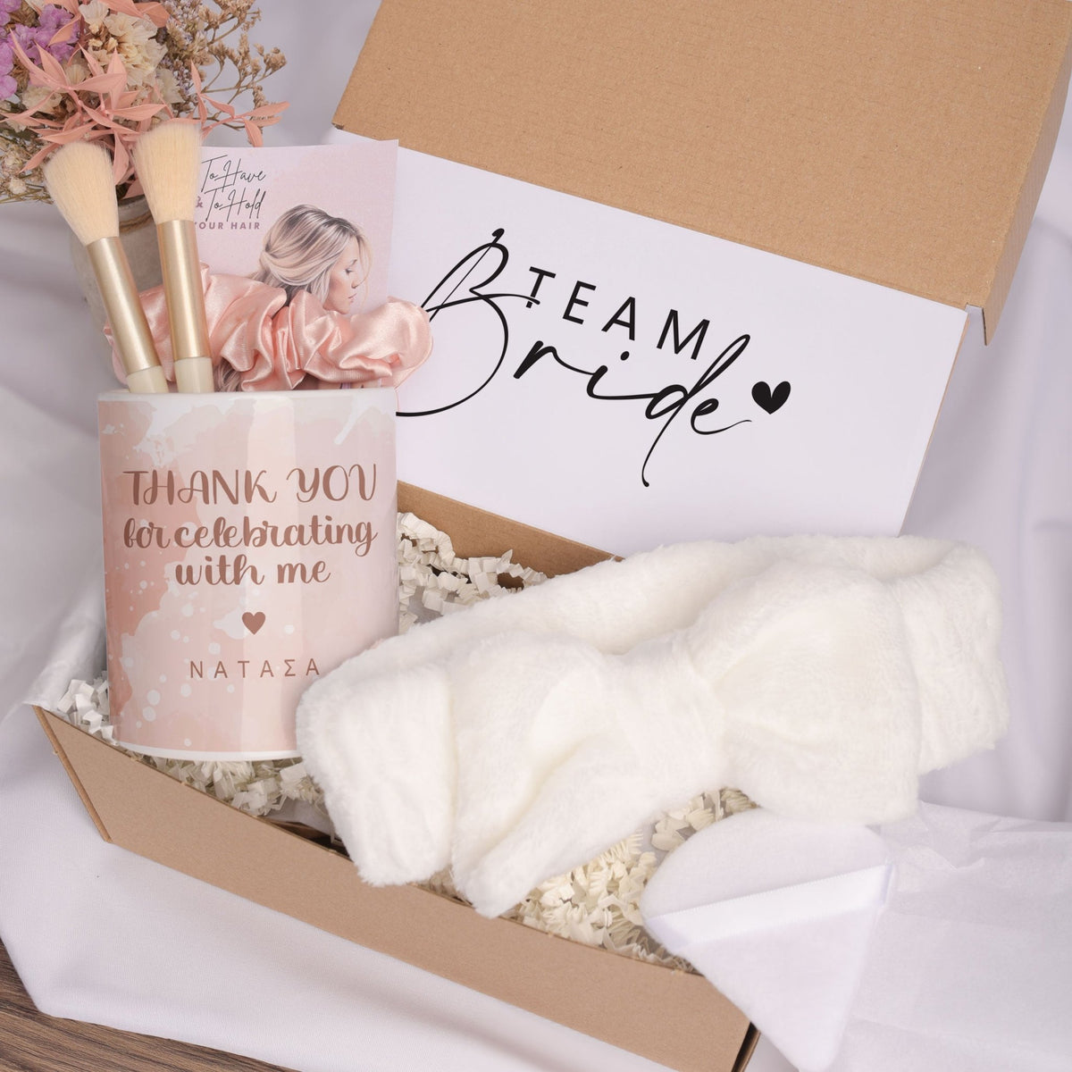 Pink Celebrate - Makeup Brush Holder Gift Box - GOTShirts