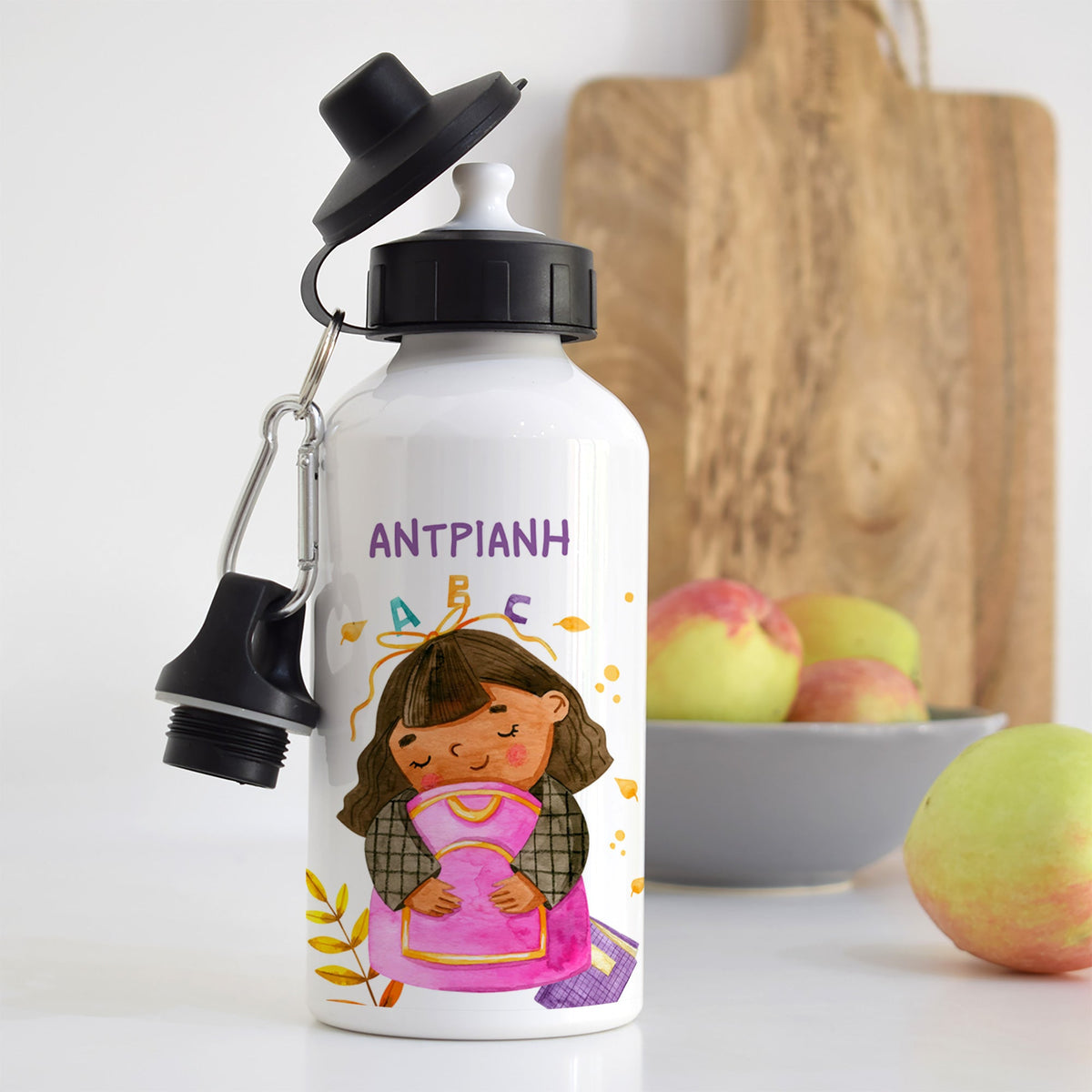ABC Girl - Aluminum Water Bottle - GOTShirts