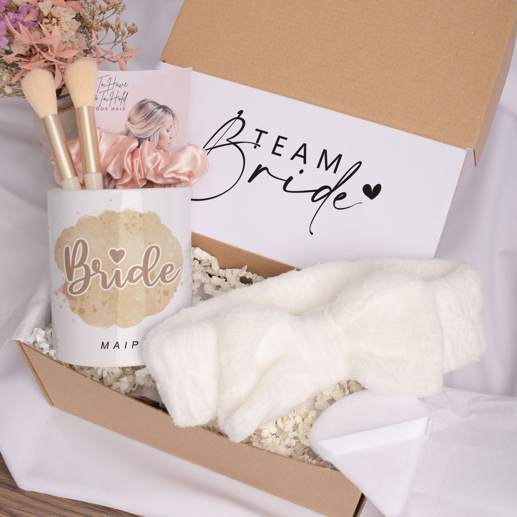 Watercolor Bride - Makeup Brush Holder Gift Box - GOTShirts