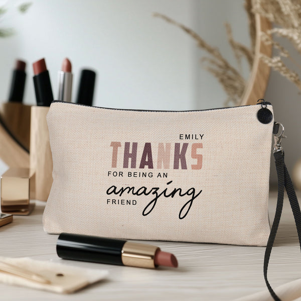 Thanks For Being An Amazing Friend - Makeup Bag Gift Box - GOTShirts
