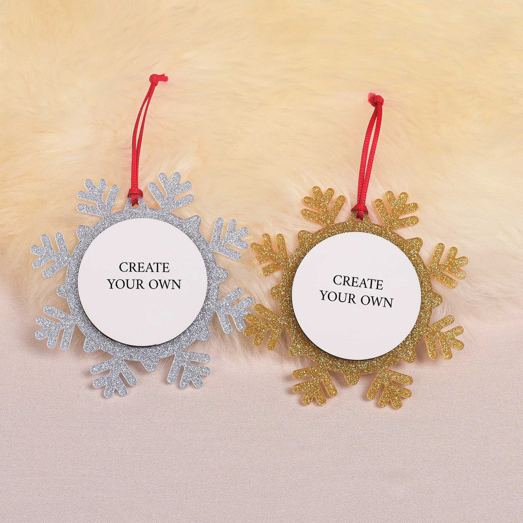 Glitter Snowflake Ornament - GOTShirts