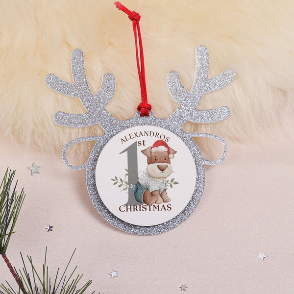 Glitter Reindeer Ornament - GOTShirts