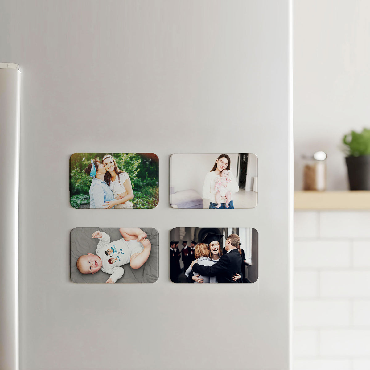 Aluminum Fridge Magnets - Set Of 4 - GOTShirts