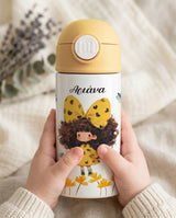 Curly Girl - Double Wall Bottle & Pouch Gift Set - GOTShirts