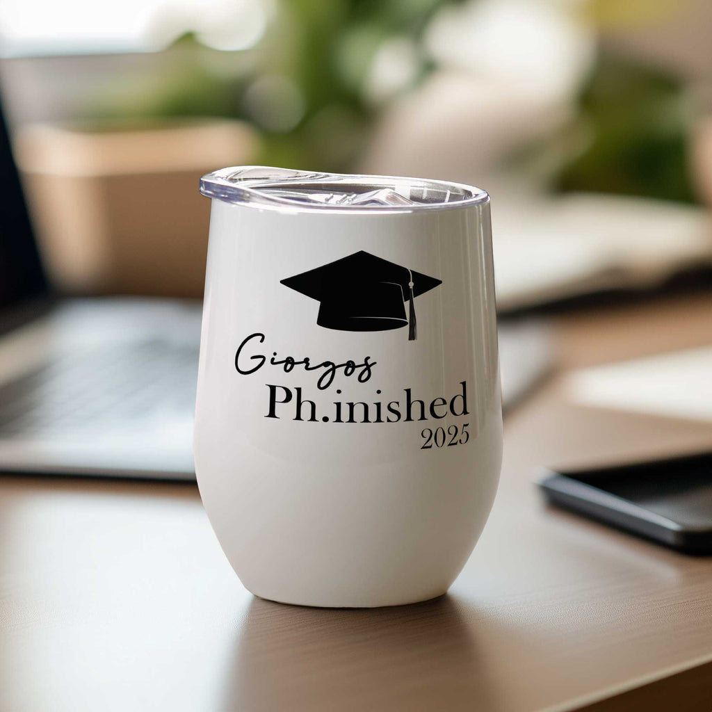 Ph.inished - Stainless Steel White Mug - GOTShirts