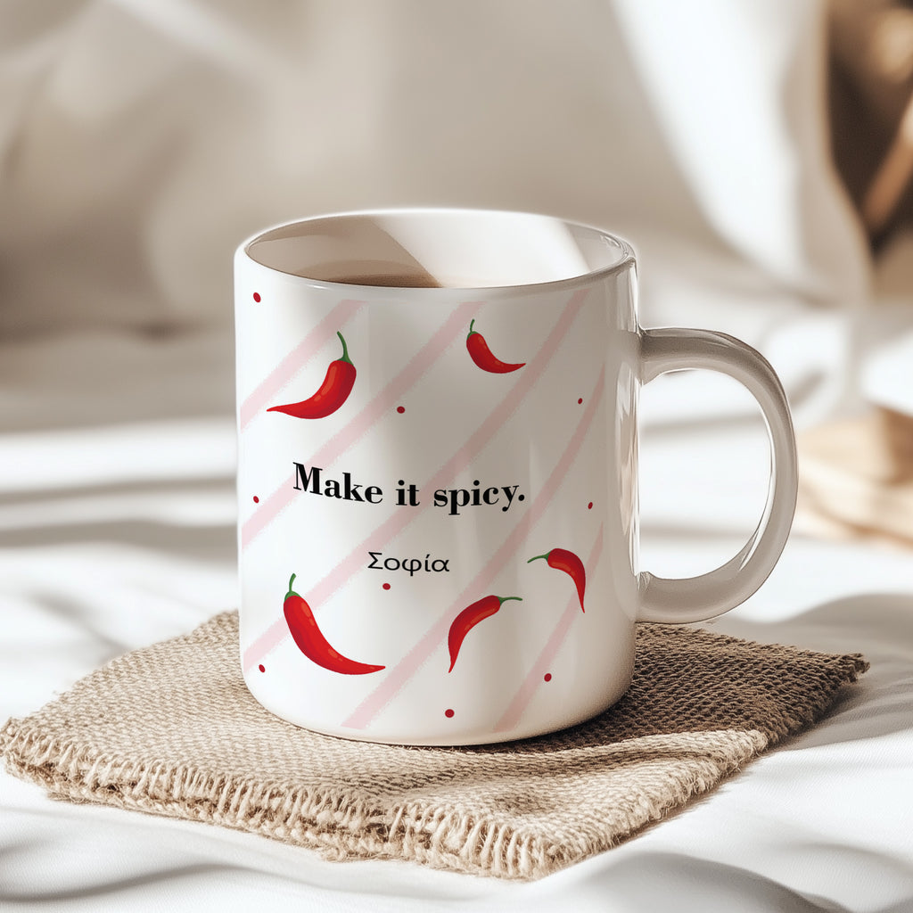 Make It Spicy Pink - Ceramic Mug 330ml - GOTShirts