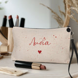 Name & Red Speckls - Makeup Bag Gift Box - GOTShirts