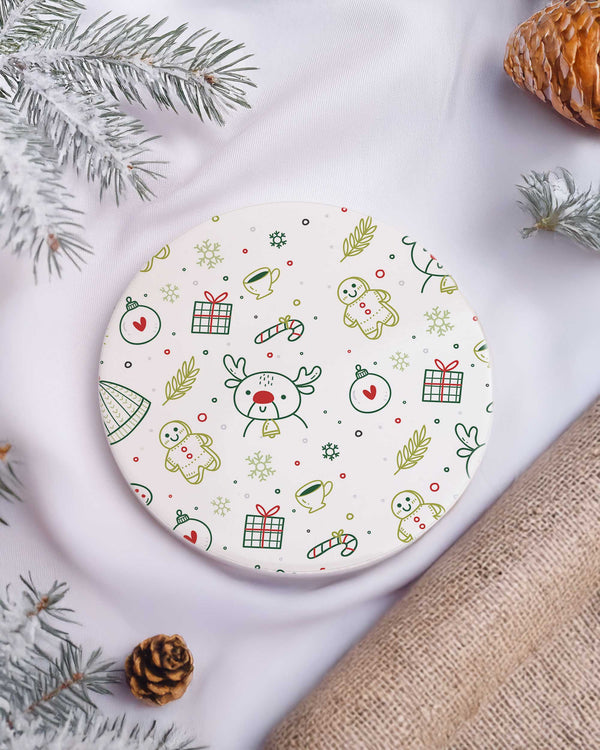 Merry Christmas Teacher - Coffee Mug & Coaster Set - GOTShirts