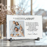 The Best Dad - Rock Photo Slate - GOTShirts