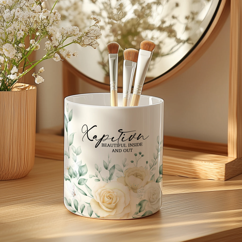 Beautiful Inside Out - Ceramic Make Up Brush Holder