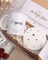 I Love You - Ceramic Mug 11oz & Coaster Gift Box - GOTShirts