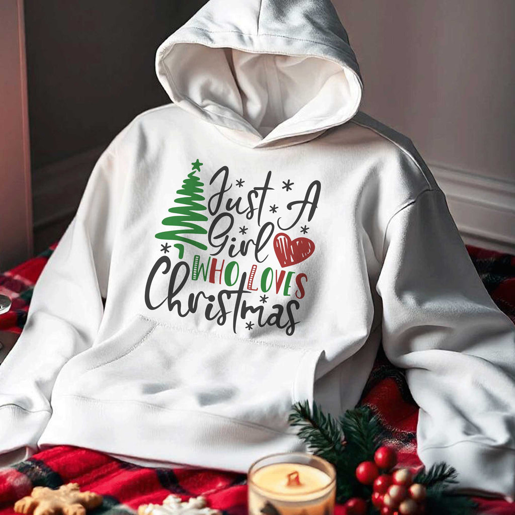 Just A Girl Who Loves Christmas - Hoodie - GOTShirts