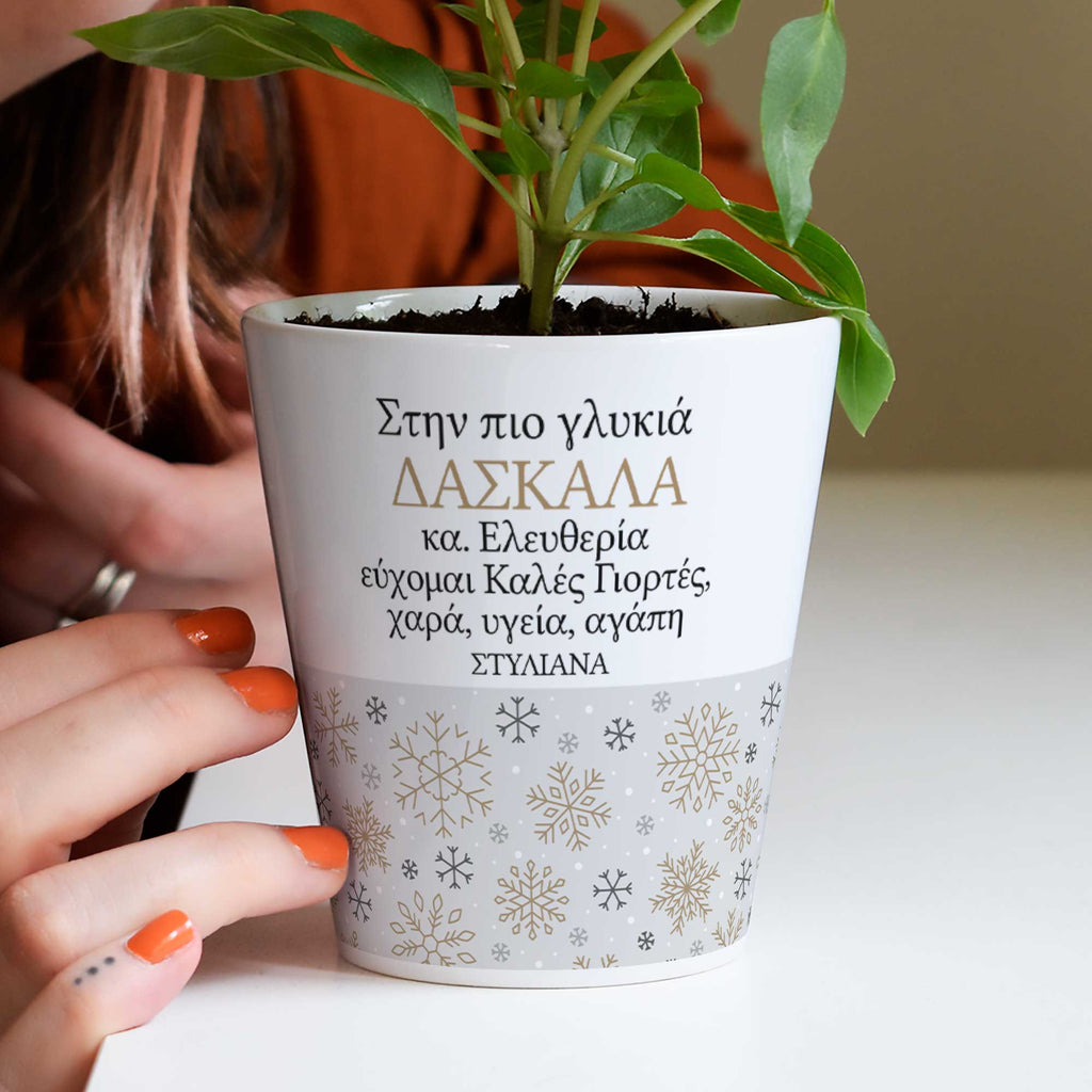 Teacher - Christmas Flower Pot - GOTShirts