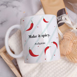 Make It Spicy - Ceramic Mug 11oz & Coaster Gift Box - GOTShirts