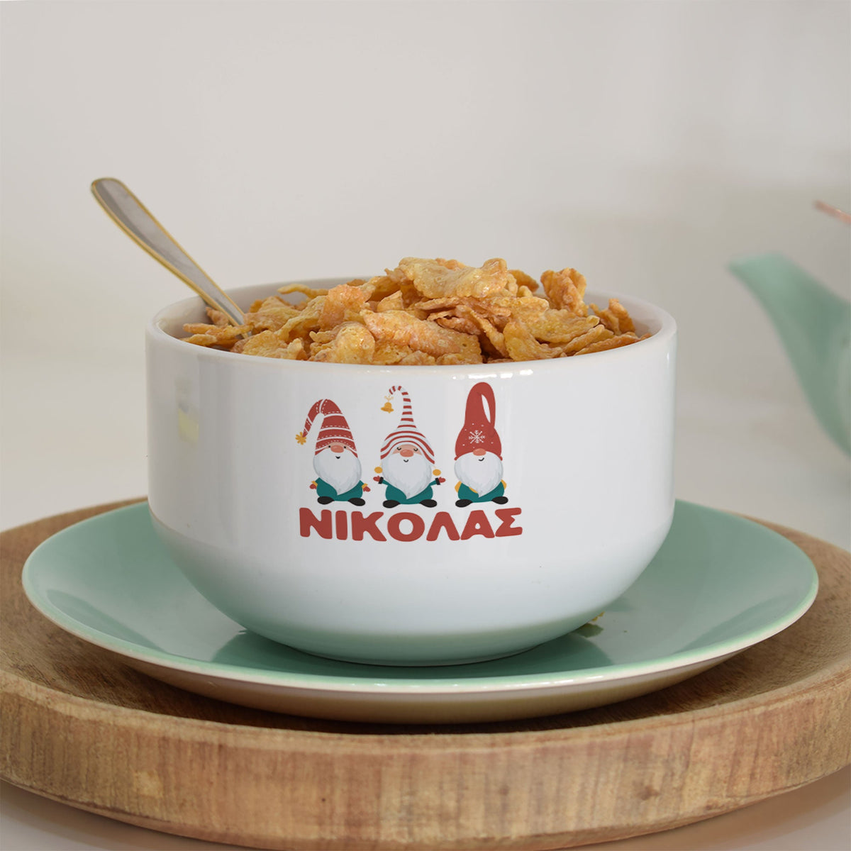 Christmas Dwarfs - Personalized Ceramic Bowl - GOTShirts