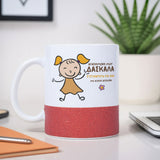 Orange Girl - Ceramic Glitter Mug - GOTShirts