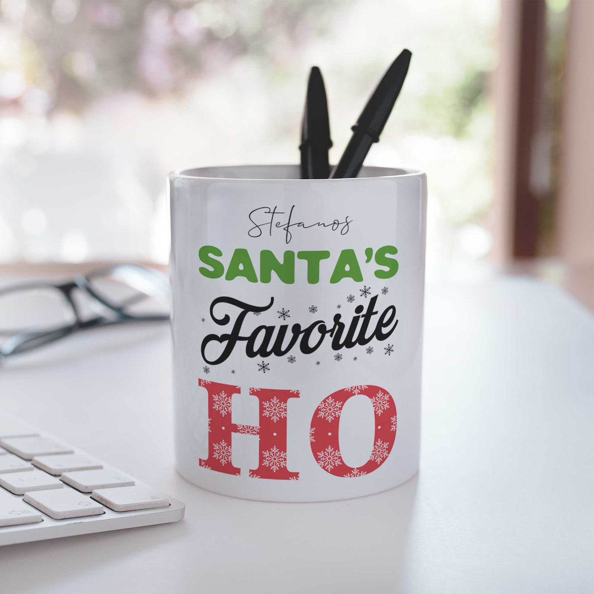 Santa's Favorite - Ceramic Pencil Holder - GOTShirts