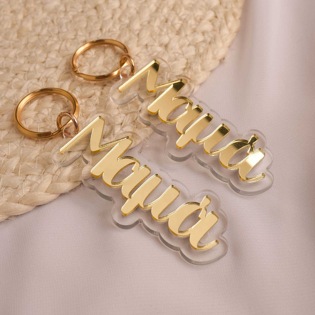"Mom" Plexiglass Keyring