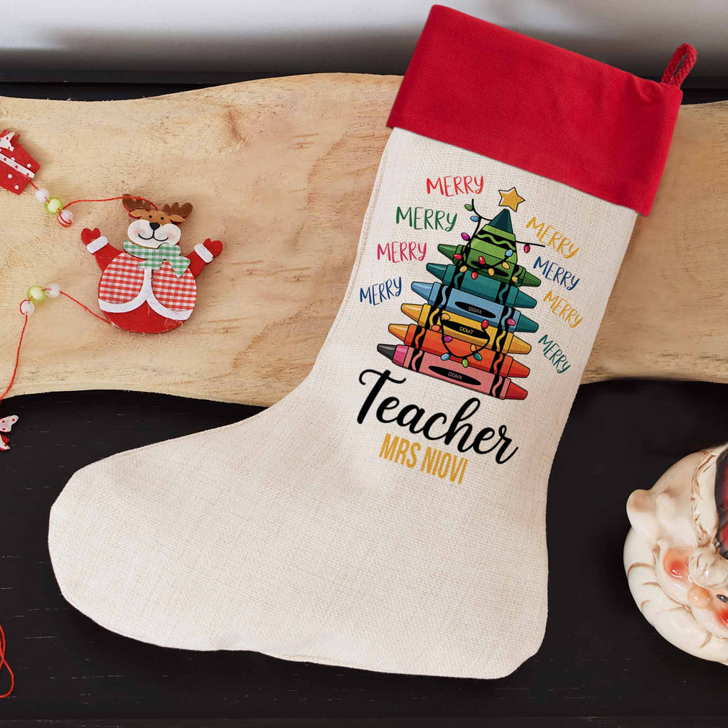 Teacher Tree - Christmas Boot - GOTShirts