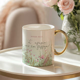I Love You To The Moon - Gold Handle Mug & Linen Pouch Set - GOTShirts