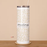 My Heart Belongs To You - Stainless Steel Skinny Tumbler With Straw - GOTShirts