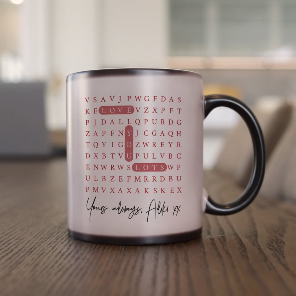 Love Crossword - Magic Mug - GOTShirts