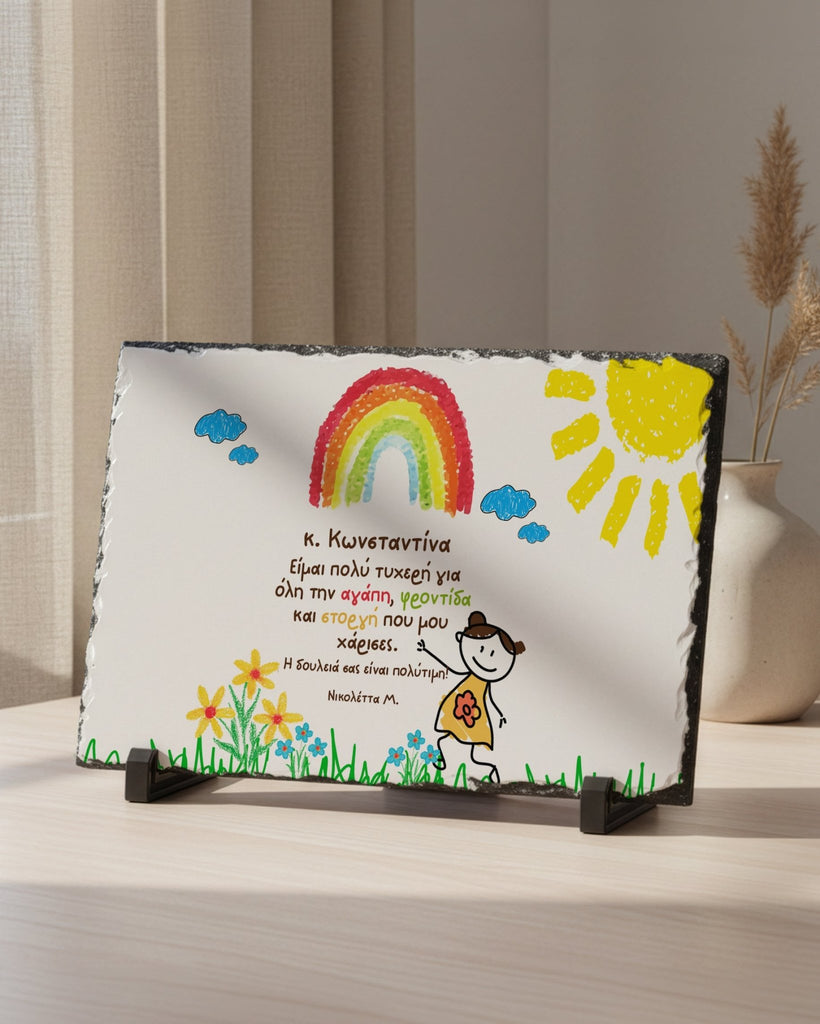 Rainbow Bold - Rock Photo Slate - GOTShirts