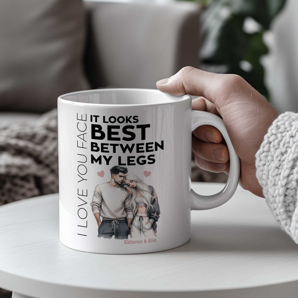 I Love Your Face - Big Ceramic Mug 18oz