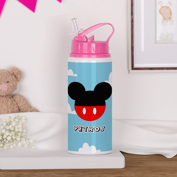 Cute Boy Mouse - Kids Aluminum Bottle 600ml - GOTShirts