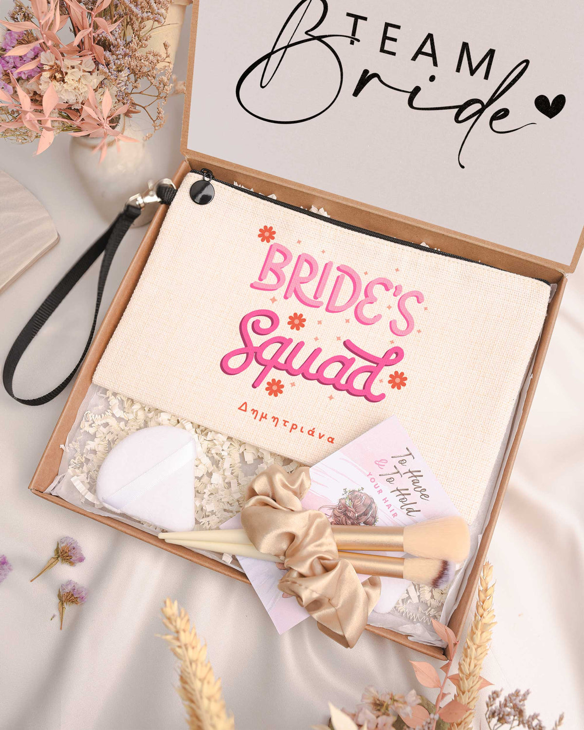 Bride's Squad - Makeup Bag Gift Box - GOTShirts