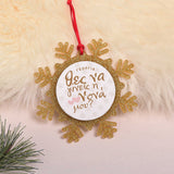 Be My Godmother - Glitter Snowflake Ornament - GOTShirts