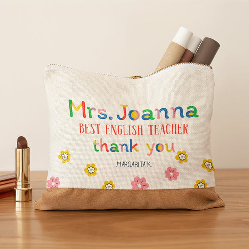Best English Teacher - Pencil Case With Cork - GOTShirts