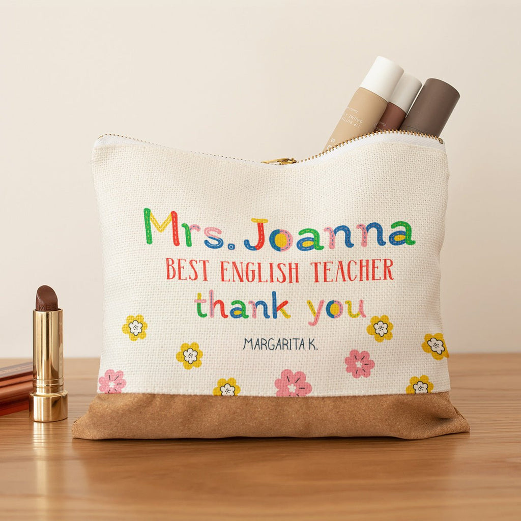 Best English Teacher - Pencil Case With Cork - GOTShirts