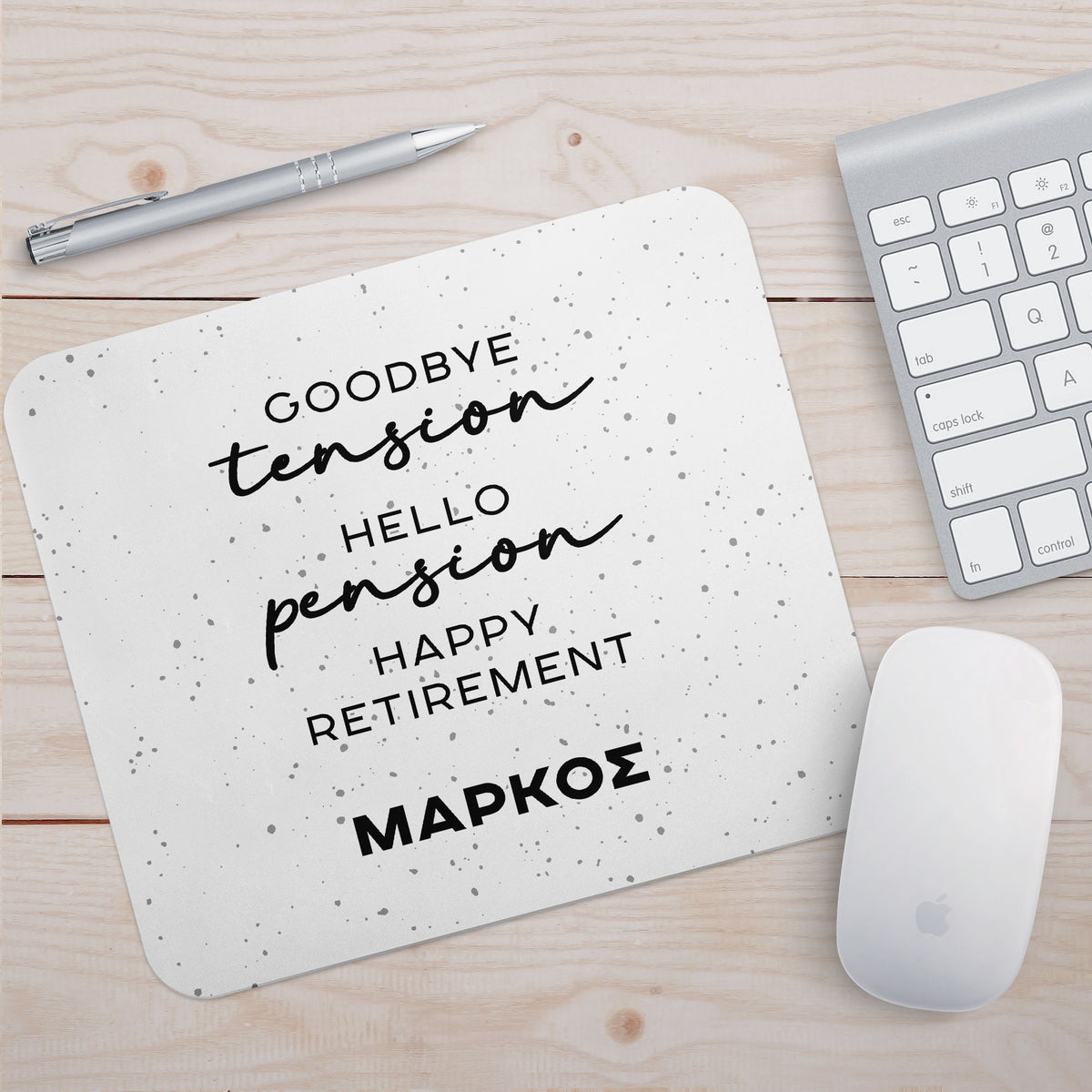 Goodbye Tension Hello Pension - Mousepad - GOTShirts