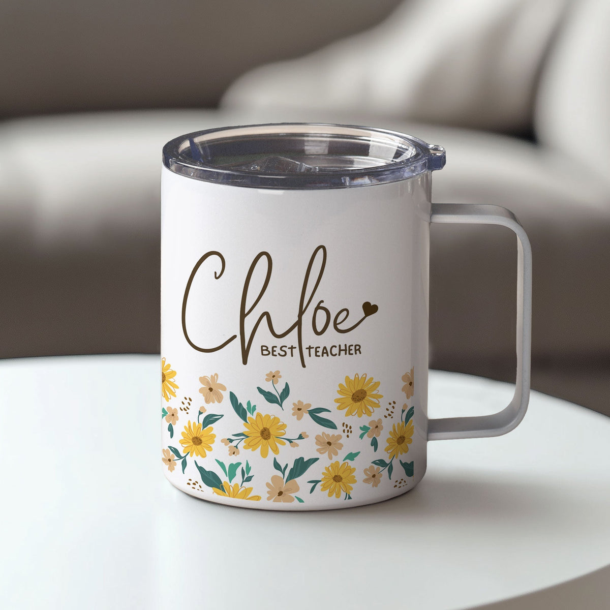 Stainless Steel Mug With Handle - GOTShirts