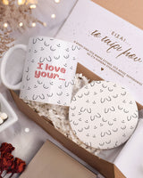 I Love Your - Ceramic Mug 11oz & Coaster Gift Box - GOTShirts