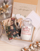 Merry Christmas Mom - Magnetic Puzzle & Wine Mug Gift Box - GOTShirts
