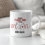 Love You To The Moon And Back - Ceramic Mug 330ml - GOTShirts