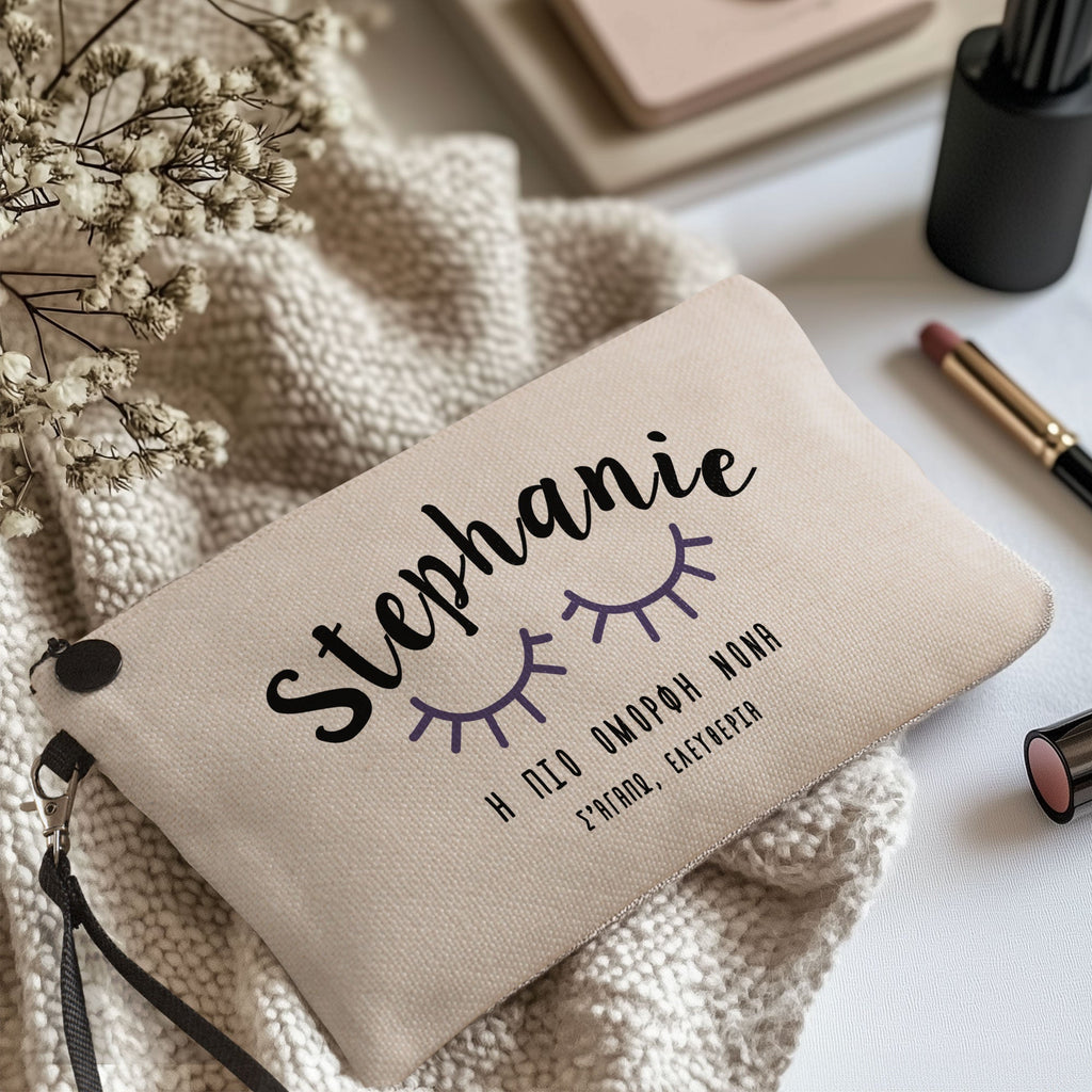 Beautiful Godmother with Lashes - Make Up Bag - GOTShirts