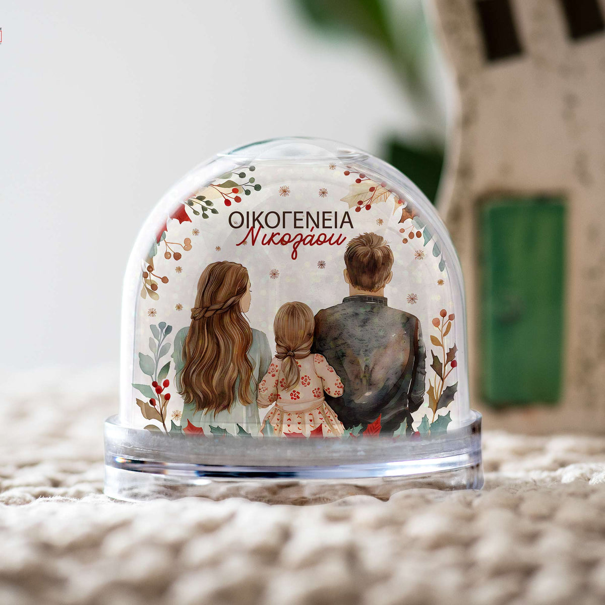 Family Christmas Winter Florals - Snow Ball - GOTShirts
