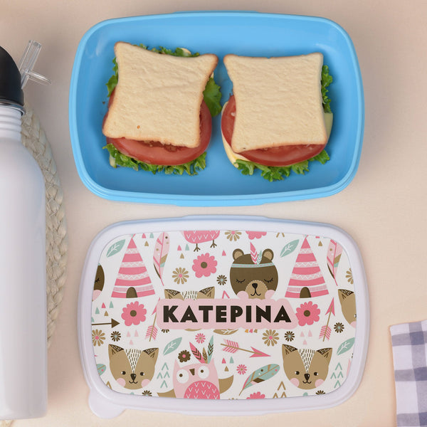 Cute Animals - Plastic Lunch Box - GOTShirts