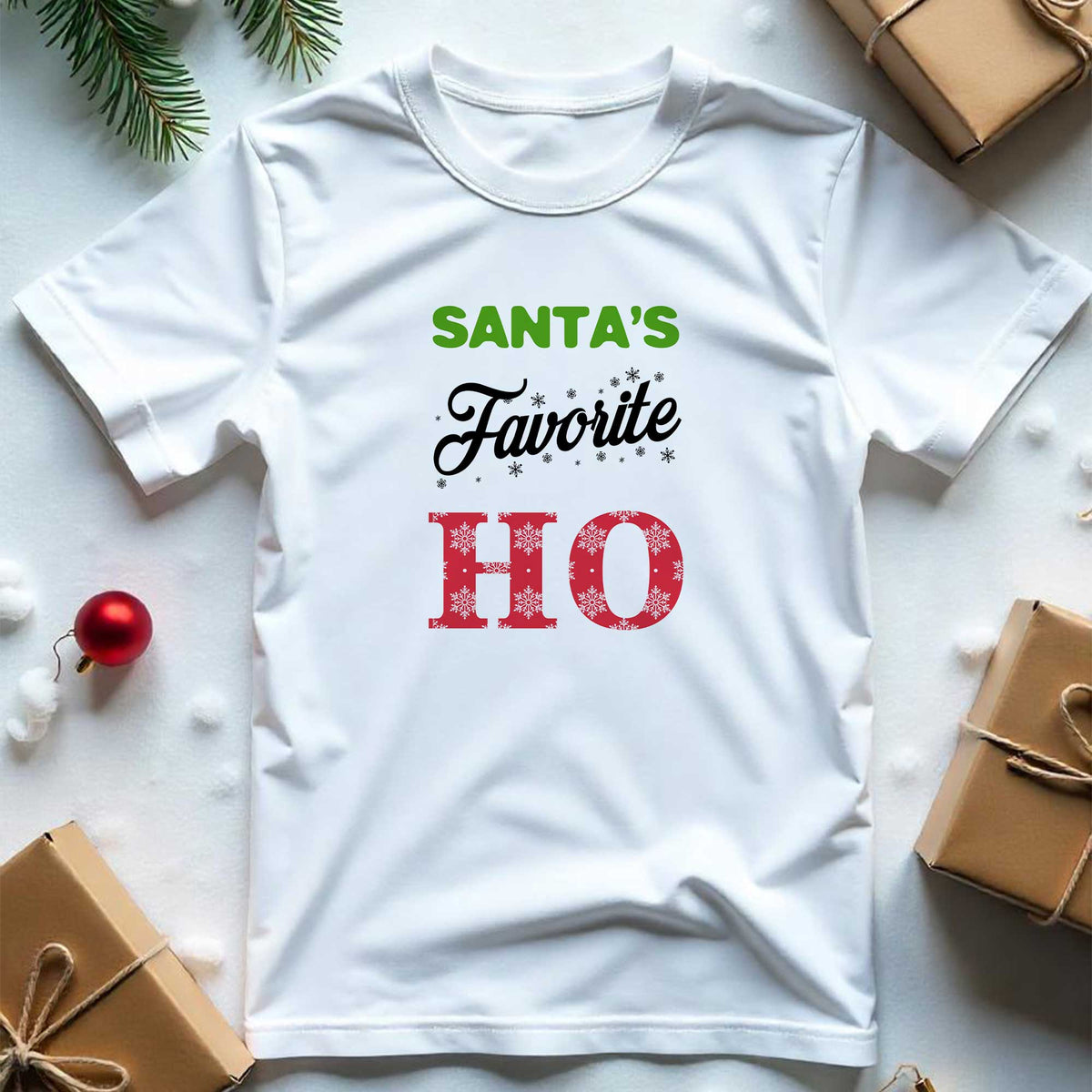Santa's Favorite Ho! - Regular Fit T-shirt - GOTShirts