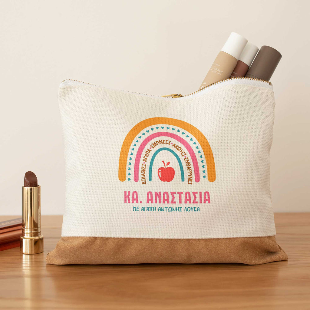 Teach, Love, Inspire, Listen, Encourage - Pencil Case With Cork - GOTShirts