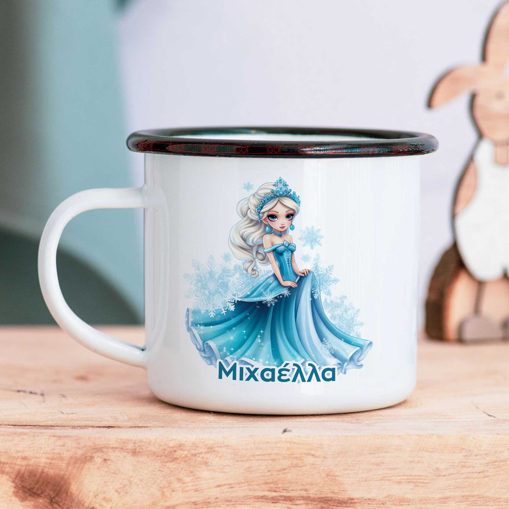 Snow Princess - Stainless Steel Enamel Mug